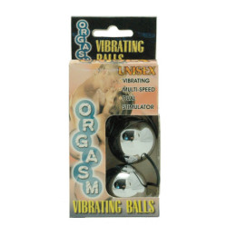 ORGASM VIBRATING BALL - SILVER