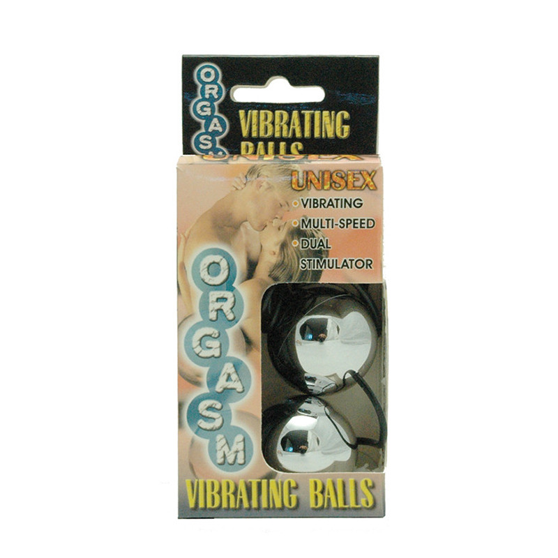 ORGASM VIBRATING BALL - SILVER