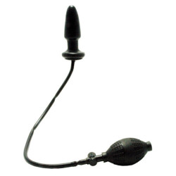 FANNY HILLS INFLATABLE AND VIBRATING BUTT PLUG BLACK