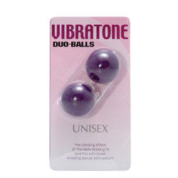 VIBRATONE DUO BALLS PURPLE BLISTERCARD