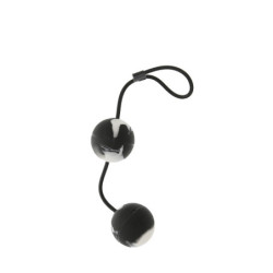 MARBILIZED DUO BALLS - BLACK