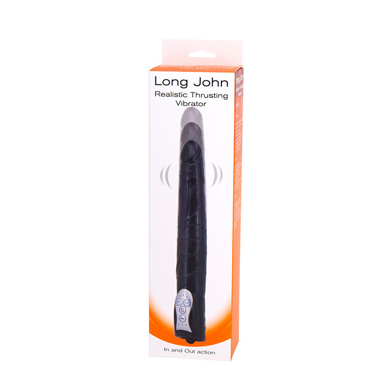 LONG JOHN THRUSTING VIBRE BLACK