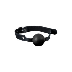 GP SOLID SILICONE BALL GAG BLACK