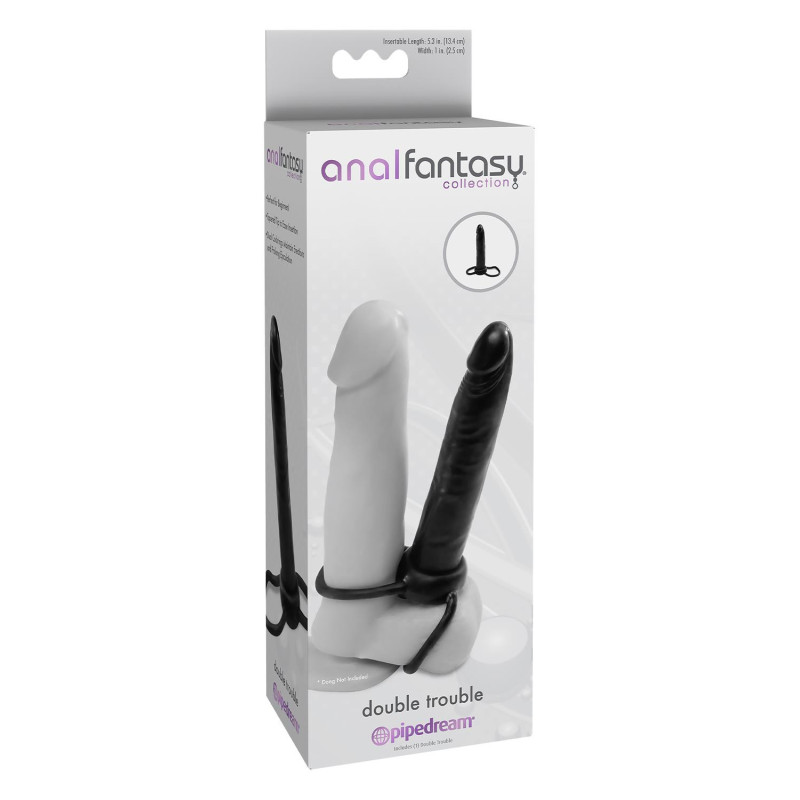 ANAL FANTASY COLLECTION DOUBLE TROUBLE BLACK