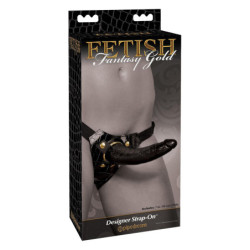 FETISH FANTASY GOLD DESIGNER STRAP-ON BLACK