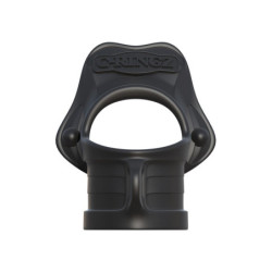 FANTASY C-RINGZ ROCK HARD RING & BALL-STRETCHER BLACK