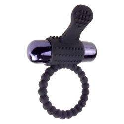 FANTASY C-RINGZ VIBRATING SILICONE SUPER RING BLACK