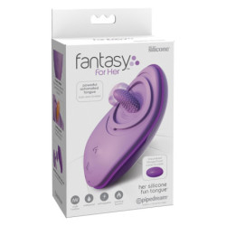 FANTASY FOR HER HER SILICONE FUN TONGUE PURPLE