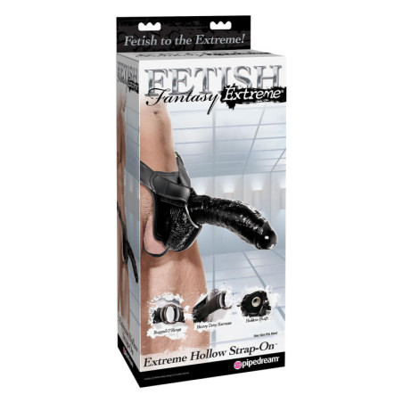 FETISH FANTASY EXTREME EXTREME HOLLOW STRAP-ON BLACK