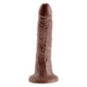 KING COCK 7 INCH COCK BROWN