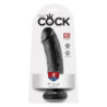 KING COCK 8 INCH COCK BLACK