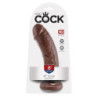 KING COCK 8 INCH COCK BROWN