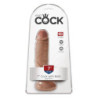 KING COCK 7 INCH COCK WITH BALLS TAN