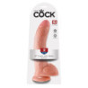 KING COCK 9 INCH COCK WITH BALLS LIGHT