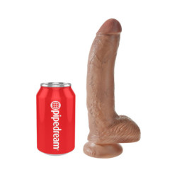 KING COCK 9 INCH COCK WITH BALLS TAN