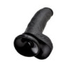 KING COCK 9 INCH COCK WITH BALLS BLACK