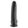 KING COCK 9 INCH COCK WITH BALLS BLACK