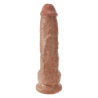 KING COCK 10 INCH COCK WITH BALLS TAN