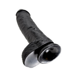 KING COCK 10 INCH COCK WITH BALLS BLACK