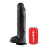 KING COCK 11 INCH COCK WITH BALLS BLACK