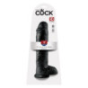 KING COCK 11 INCH COCK WITH BALLS BLACK