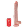 KING COCK 14 INCH COCK WITH BALLS LIGHT