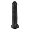 KING COCK 15 INCH COCK WITH BALLS BLACK