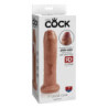 KING COCK 7 INCH UNCUT TAN