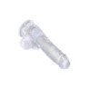 KING COCK CLEAR 6 INCH COCK WITH BALLS CLEAR