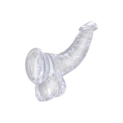 KING COCK CLEAR 7.5 INCH COCK WITH BALLS CLEAR