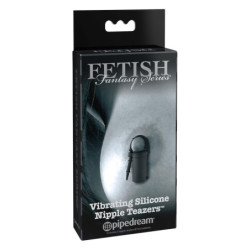 FETISH FANTASY SERIES LIMITED EDITION VIBRATING SILICONE NIPPLE TEAZERS BLACK