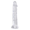 KING COCK CLEAR 8 INCH CLEAR