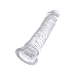 KING COCK CLEAR 8 INCH CLEAR