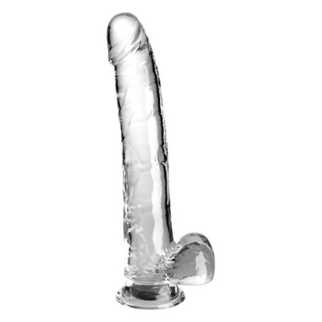 KING COCK CLEAR 11 INCH COCK WITH BALLS CLEAR