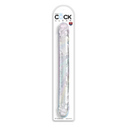 KING COCK CLEAR 18 INCH DOUBLE DILDO CLEAR