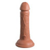 KING COCK ELITE 6 INCH DUAL DENSITY SILICONE COCK TAN