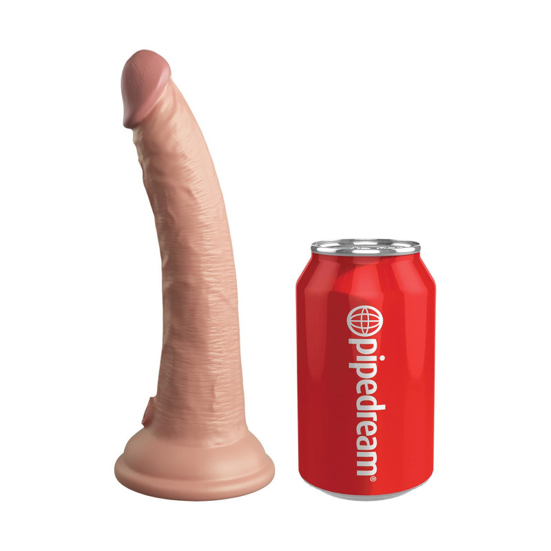 KING COCK ELITE 7 INCH DUAL DENSITY SILICONE COCK LIGHT