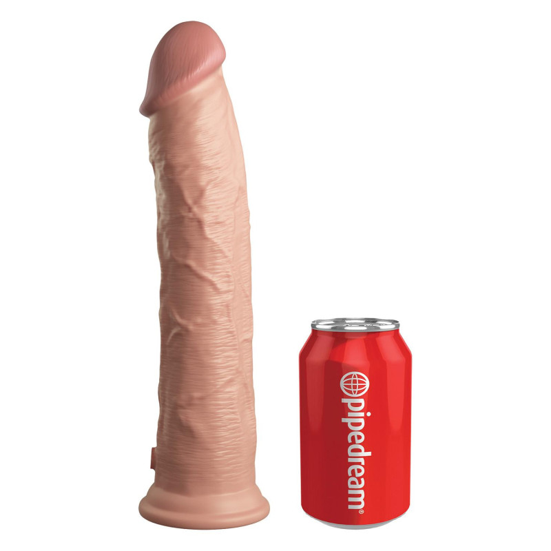 KING COCK ELITE 11 INCH DUAL DENSITY SILICONE COCK LIGHT