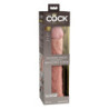 KING COCK ELITE 11 INCH DUAL DENSITY SILICONE COCK LIGHT