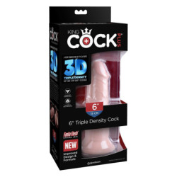 KING COCK PLUS 6 INCH TRIPLE DENSITY COCK LIGHT