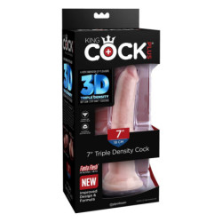 KING COCK PLUS 7 INCH TRIPLE DENSITY COCK LIGHT