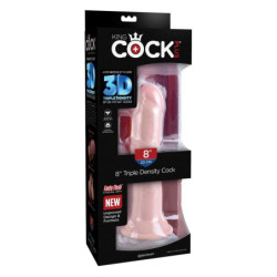 KING COCK PLUS 8 INCH TRIPLE DENSITY COCK LIGHT