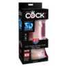 KING COCK PLUS 6.5 INCH TRIPLE DENSITY COCK WITH BALLS LIGHT