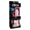 KING COCK PLUS 7.5 INCH TRIPLE DENSITY COCK WITH BALLS LIGHT