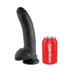 KING COCK 9 INCH COCK WITH BALLS BLACK