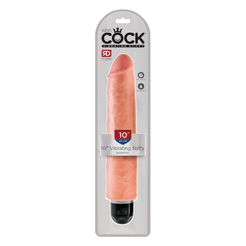 KING COCK 10 INCH VIBRATING STIFFY LIGHT