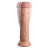 KING COCK ELITE 9 INCH DUAL DENSITY VIBRATING SILICONE COCK WITH REMOTE LIGHT