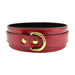 Bondagehalsband rood