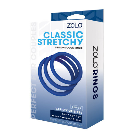 ZOLO CLASSIC STRETCHY SILICONE COCK RING