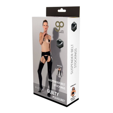 GP DATEX SUSPENDER BELT STOCKINGS, M